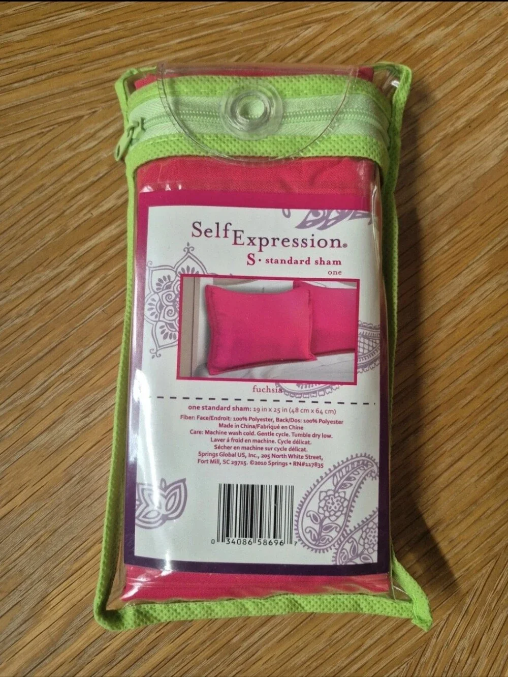 Fuchsia Pillowsham By Swlf Expressions